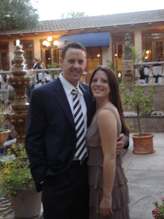 Eddie and I at a wedding