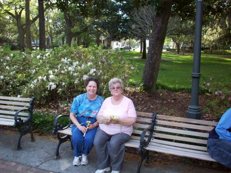 my mother and I in Savannah, Ga 2008