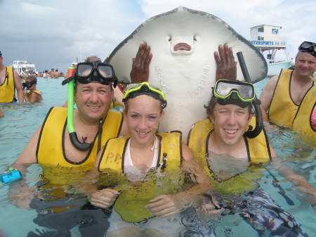 David, Eric and Jaimi, Cayman