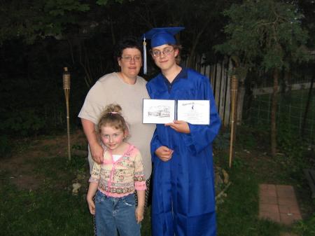 Cody's 8th grade graduation