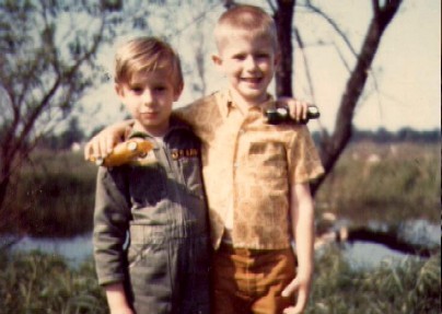 Vern with Cousin Russ - Age 7