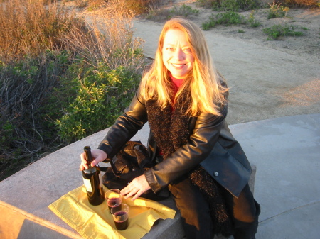 Wine at Sunset, Dec 2007