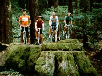 Photo from Ray Hosler's book, BAY AREA BIKE RIDES