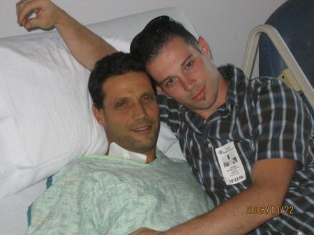 My Husband Peter (May He Rest In Peace) With Our Son Michael