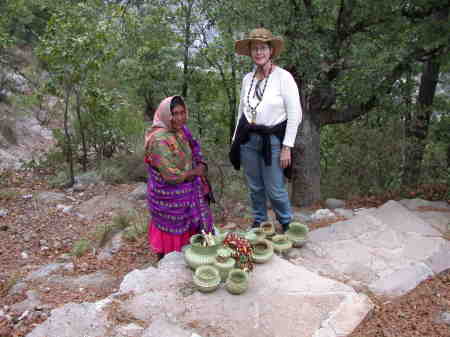 Sue with a Taramaru Indian Woman