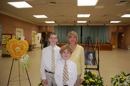 nov 2007 at my mother's memorial service