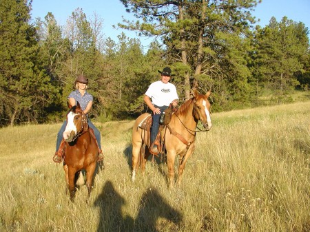 Gary and I in Montana in 03