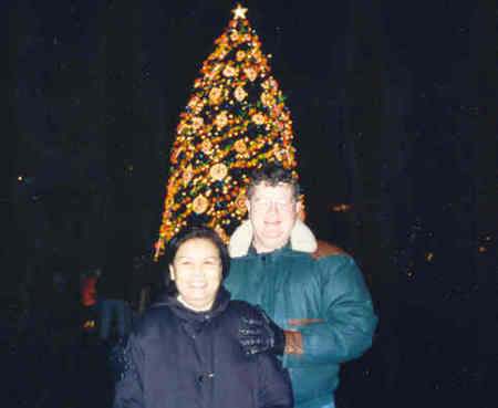 At the National Christmas Tree in DC