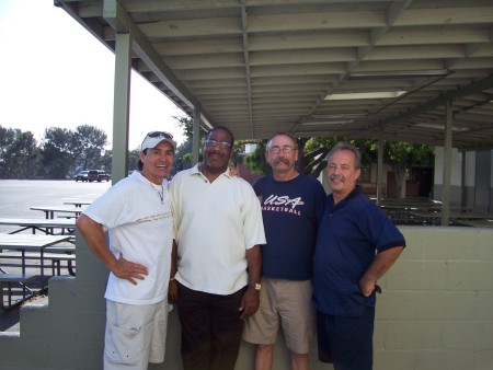 Me, Edmund Woods, Randy Snider and Terry Savolt