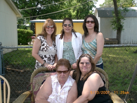 Me and my siters with our mom