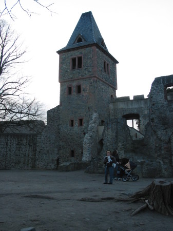 Carol & BeeJay at the "real" Castle Frankenstein near Darmstadt, Germany. Dec. 06.