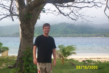 My husband in Fiji