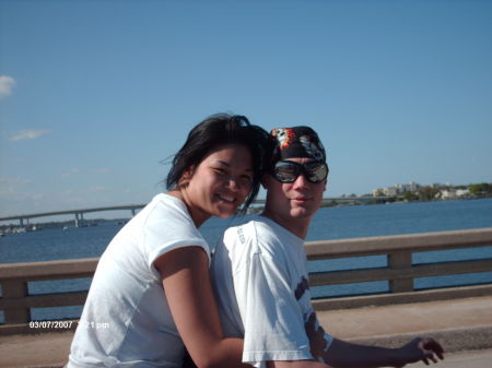 MY SON --ZACH AND HIS GIRLFRIEND, MISSY BIKE WEEK 07'