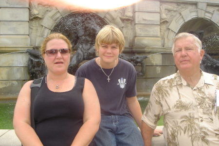 My Dad, Devin and I in DC