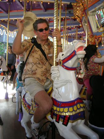 Me on Carousel at Disneyland