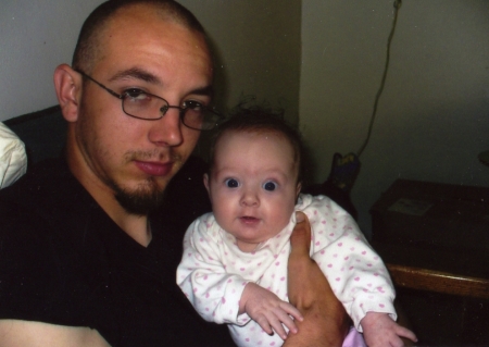 My son Matt & my granddaughter Krista