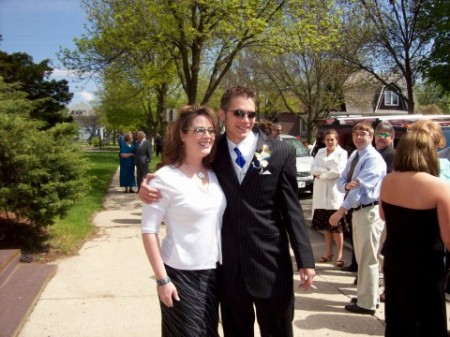 Me & My 1/2 Brother Tyler at his wedding!