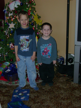 My boys Christmas 2006