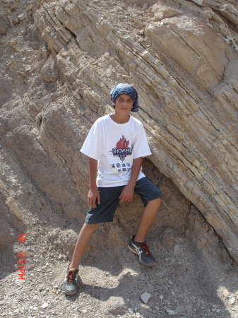 My son Adam, at Death Valley 2006