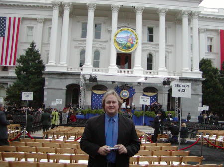 At the Governator's Inauguration, 11/2003