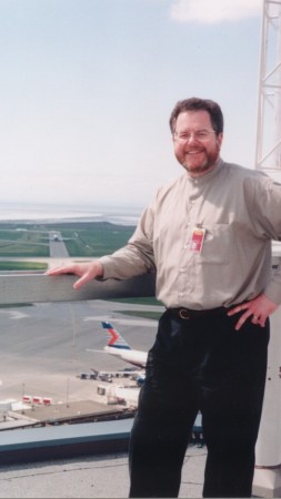 1998, standing on the top of our new, Air Traffic Control tower at Vancouver International Airport
