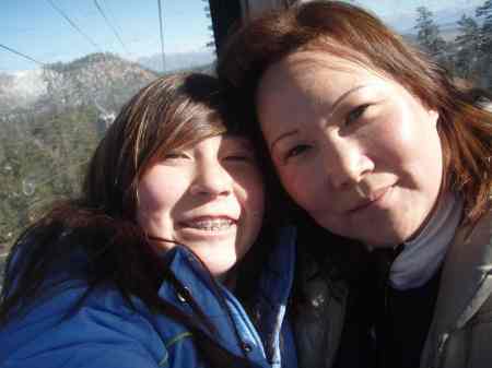 My daughter Natalie & my wife Norrita on a skiing trip.