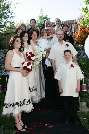 Our backyard wedding in Reno