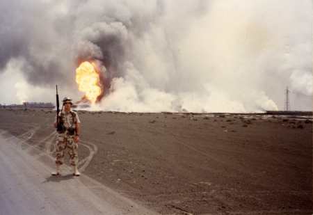 Oil Fires Kuwait 1991