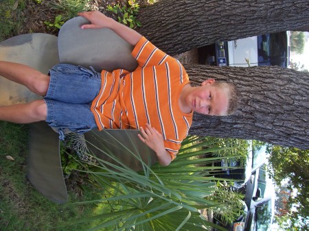 Trevin in Florida, looks happy, eh!