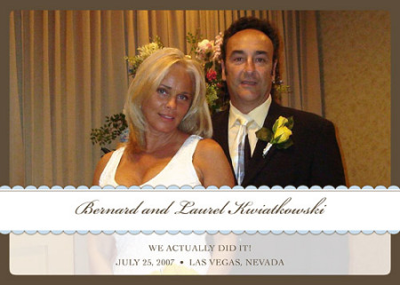 Our Las Vegas Wedding  7-25-07