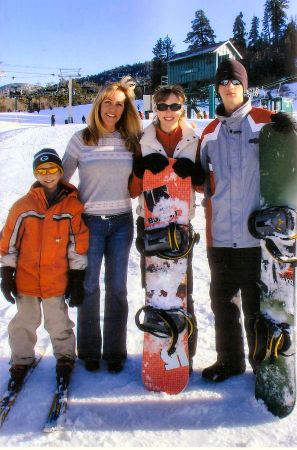 My kids and I at Bear Mtn