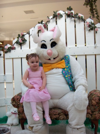 Abby and the Evil Bunny (I mean, Easter Bunny)