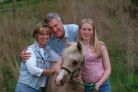 Dixie, Bob and Casey with Cleo