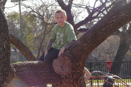 grandson at park