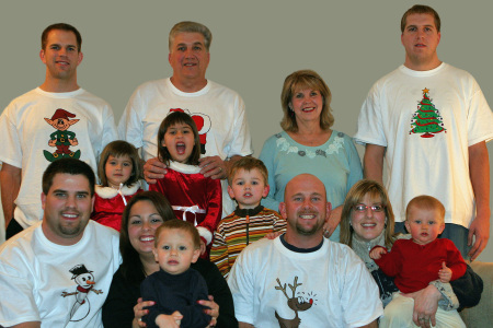 Family photo, Christmas 2006