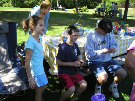 Lake Taconic...Justine, Tyler and Ted