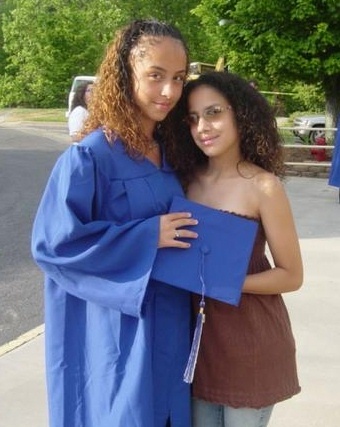 My oldest Nicole & my Niece Deven