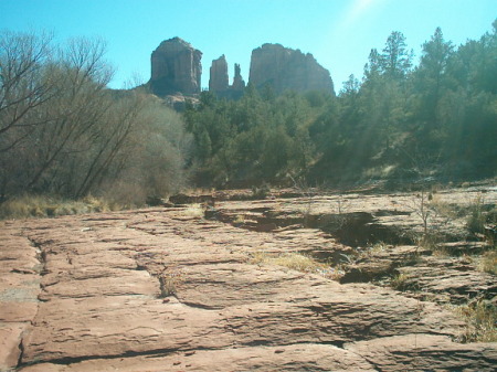 Start of the hike.