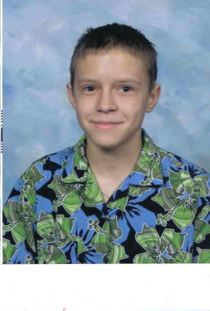 My son, Kenny fall 2006, 7th grade, 12 almost 13
