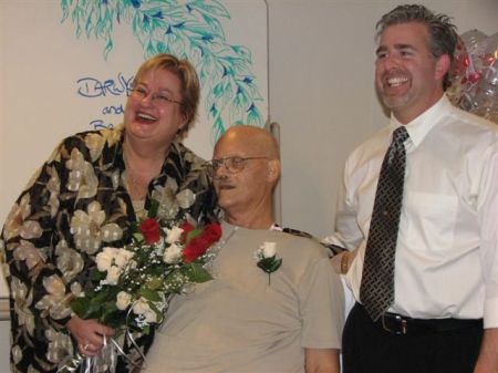 Barb, Darwyn and Pastor Layton.  Our wedding Feb 28/07