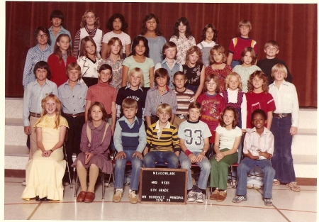 Meadowlark Elementary 6th Grade 1978-1979