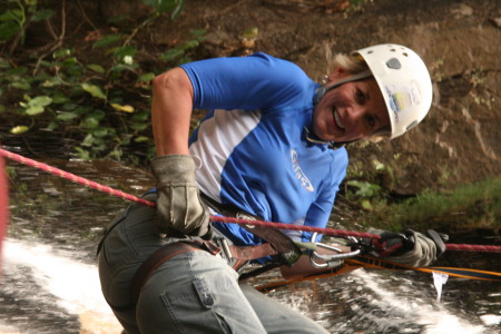 Karen on the Zip Line