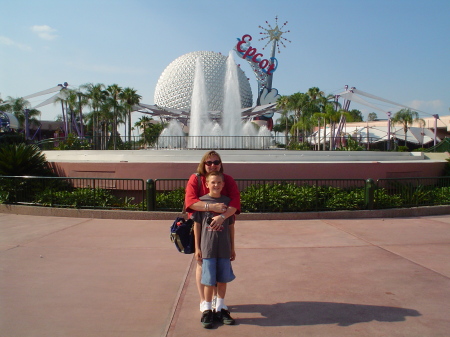 David and Me at Epcot