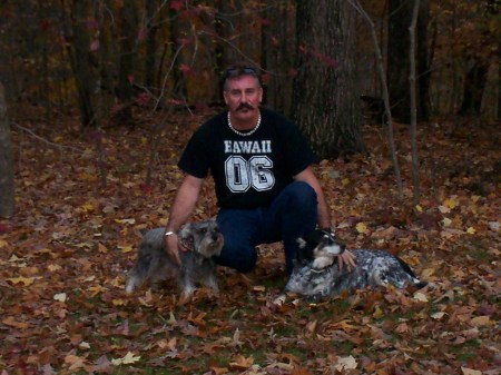 My Aussie EX with my dogs in NC.