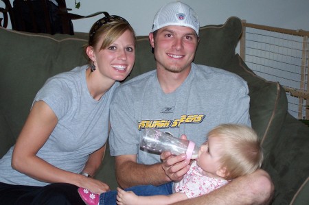 Aunt B, Uncle Matthew and Rebekah Grace