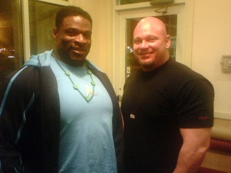 Me and Ronnie coleman...Mr. Olympia