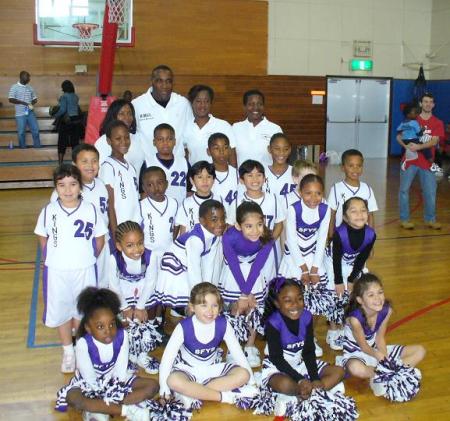 My Youth Basketball Team and Cheerleaders - Okinawa, Japan (2006)