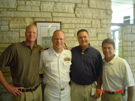 Promotion Ceremony (to Commander) at Reiman Gardens.