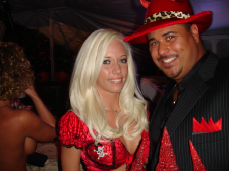 Me and Kendra at Playboy Halloween Party