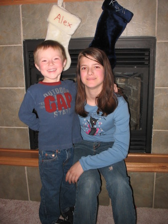 My wonderful kids - Christmas 2005